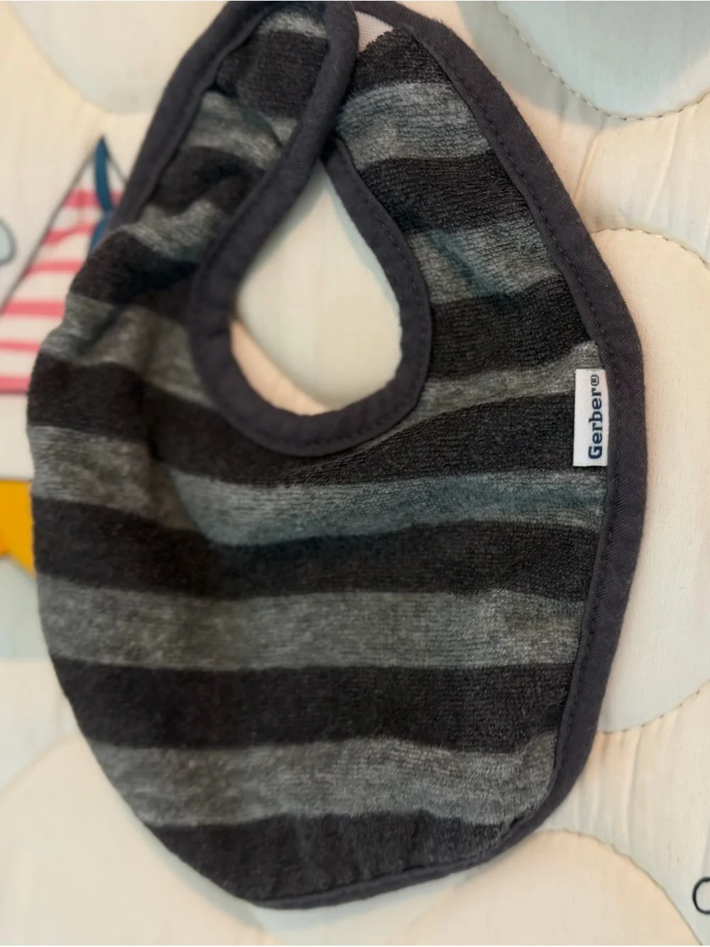 Gerber Camouflage, Gray Stripe & White Dino Baby Bibs